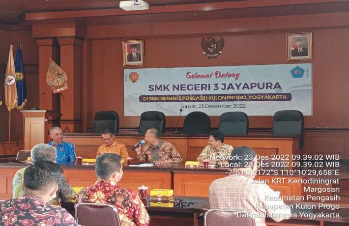 Kunjungan ke SMKN 2 Pengasih Kulonprogo Yogyakarta (SMK PK Tek. Pemesinan)